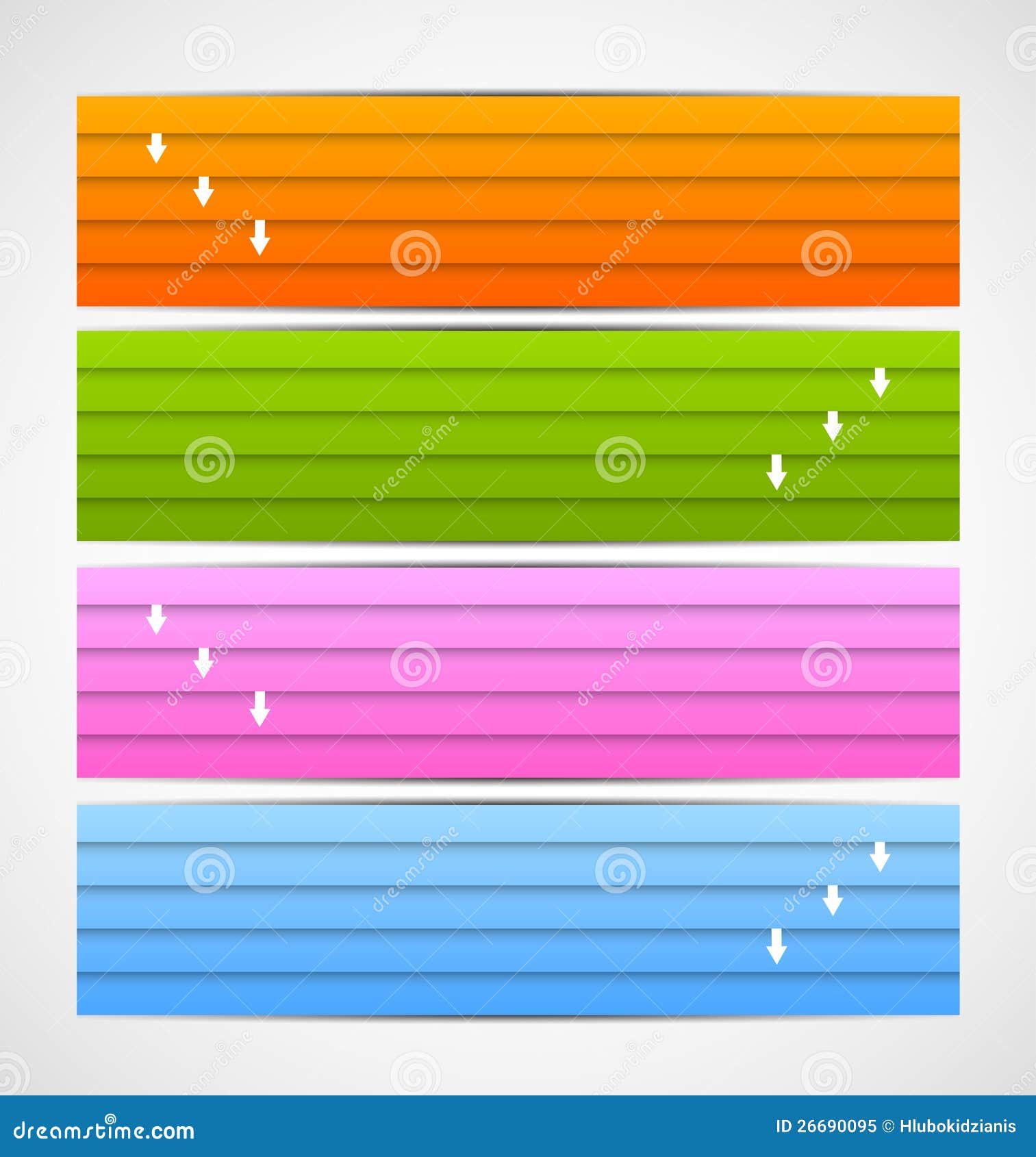 Set of banners with lines stock vector. Illustration of design 26690095