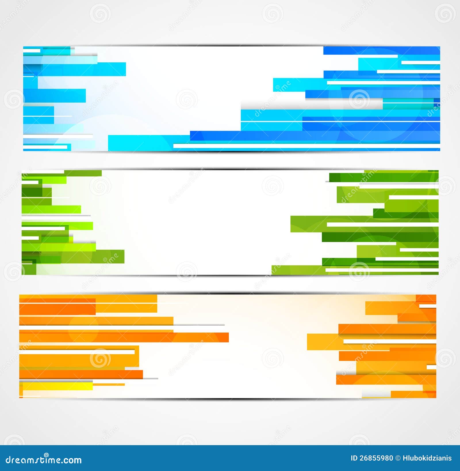 Set of banners with lines stock vector. Illustration of color 26855980