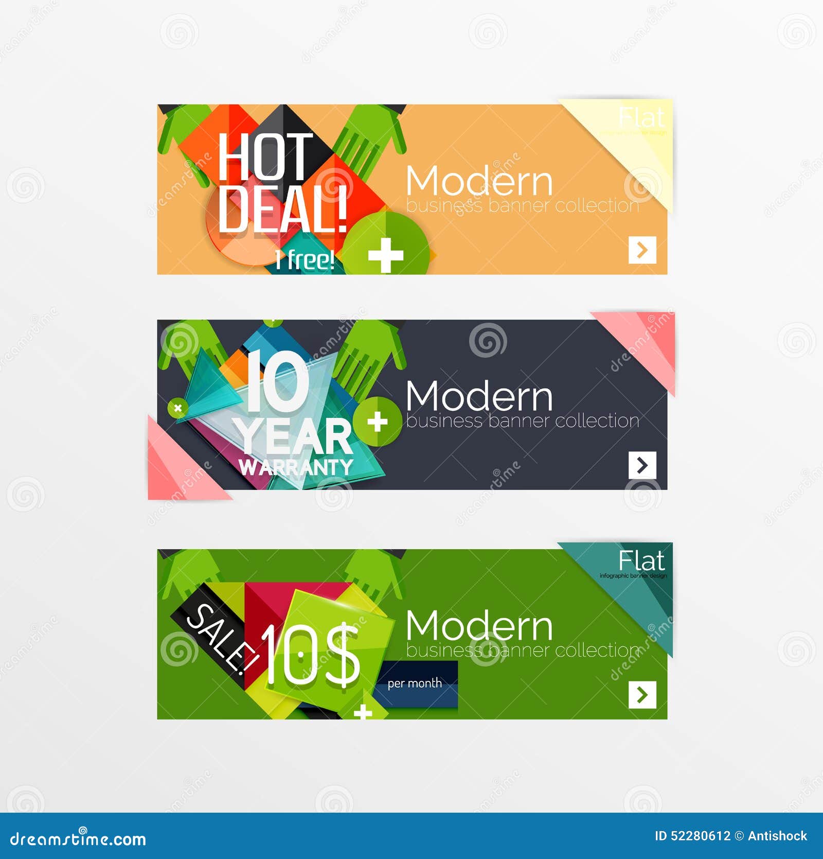 Set of Banners with Stickers, Labels and Elements Stock Vector Illustration of bright, hotel