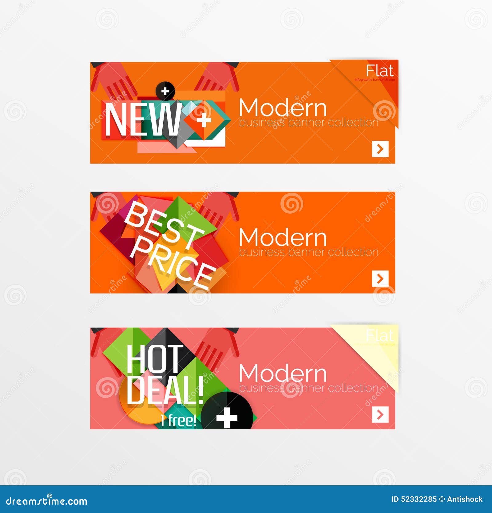 Set Of Banners With Stickers, Labels And Elements Stock Vector - Illustration of retro, banner ...