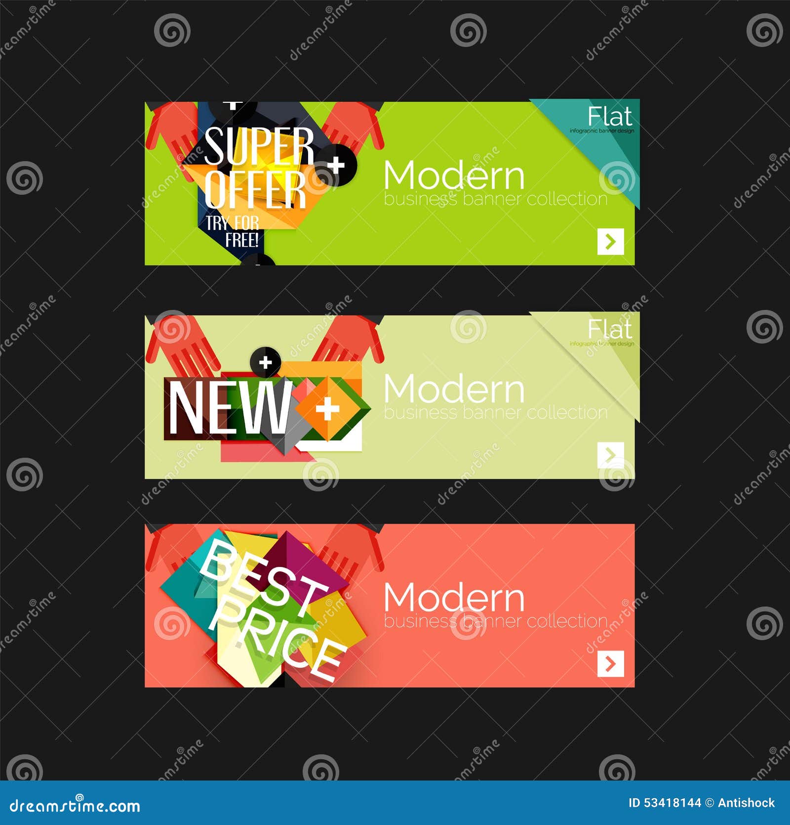 Set of Banners with Stickers, Labels and Elements Stock Vector Illustration of shopping, label