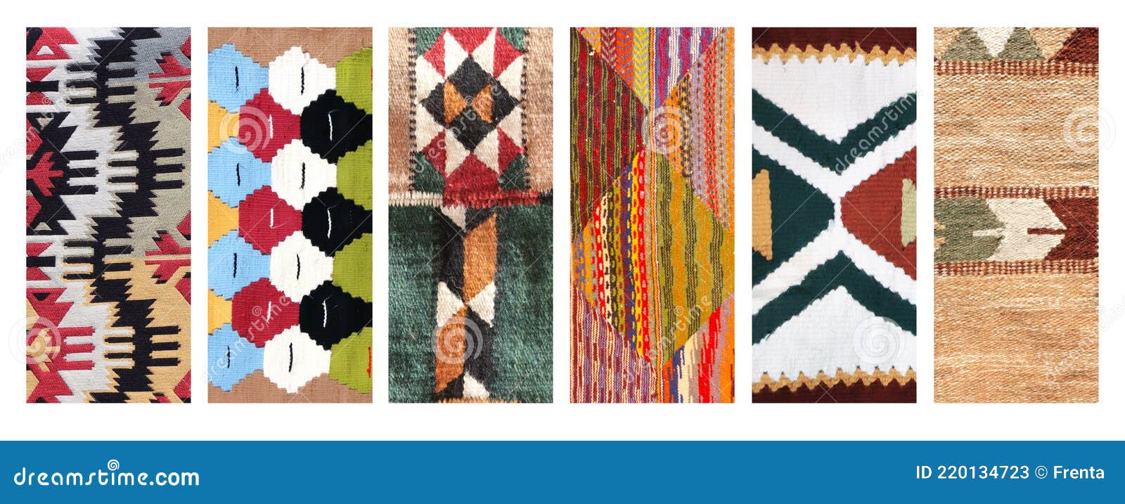 Set of Banners with Textures of Berber Traditional Wool Carpets Stock Image Image of