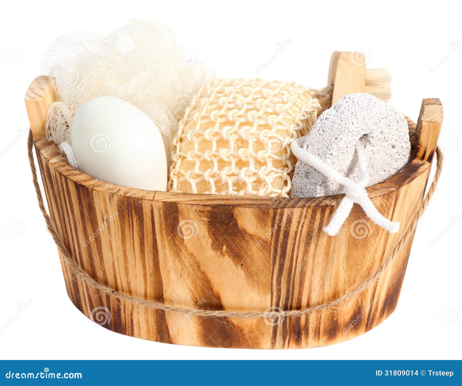 Set of Bathing Items. Isolated Stock Photo Image of homemade, hygiene 31809014