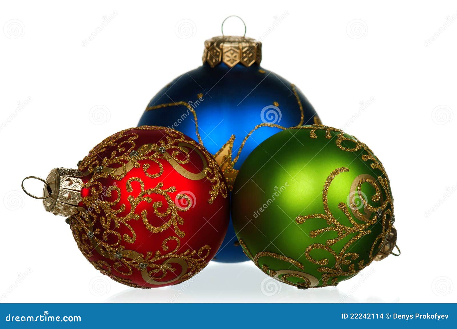 Set of baubles stock photo. Image of ball, claus, abstract - 22242114