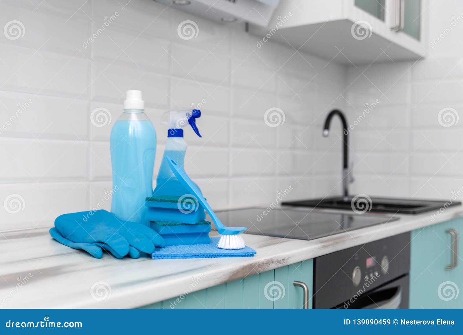 Dishwashing Tools Stock Photo, Picture and Royalty Free Image. Image  34122238.