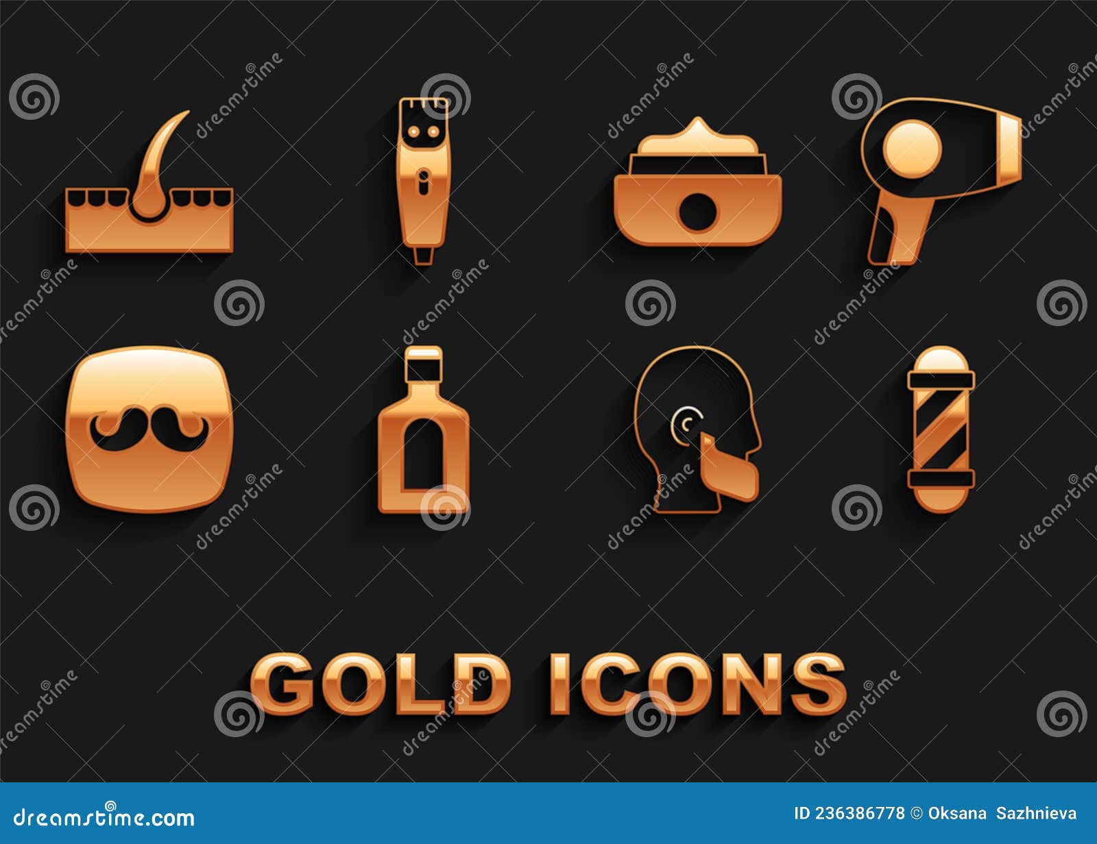 Set Bottle of Shampoo, Hair Dryer, Classic Barber Shop Pole, Mustache and Beard, Barbershop, Gel or Wax for Hair Styling Stock Vector - Illustration of location, pointer: 236386778 Set Bottle of Shampoo, Hair Dryer, Classic Barber Shop Pole, Mustache and Beard, Barbershop, Gel or Wax for Hair Styling Stock Vector - Illustration of location, pointer: 236386778