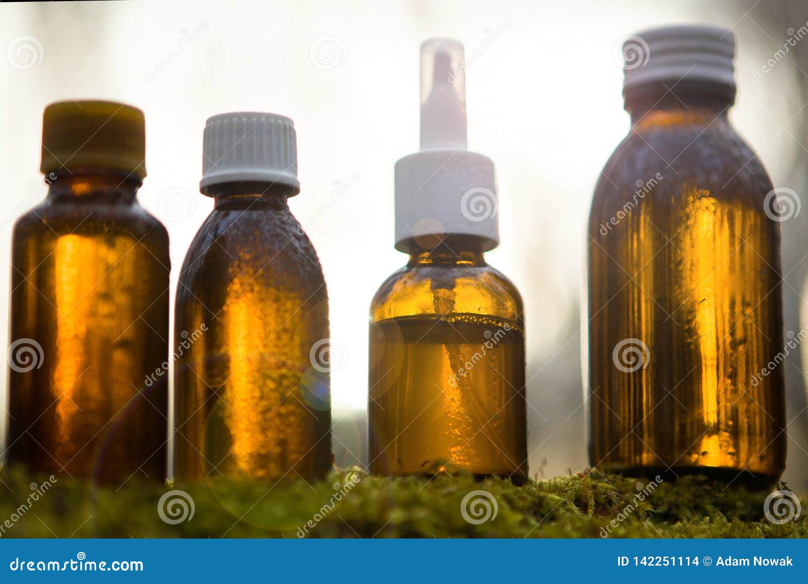 amber medical bottles - alternative medicine