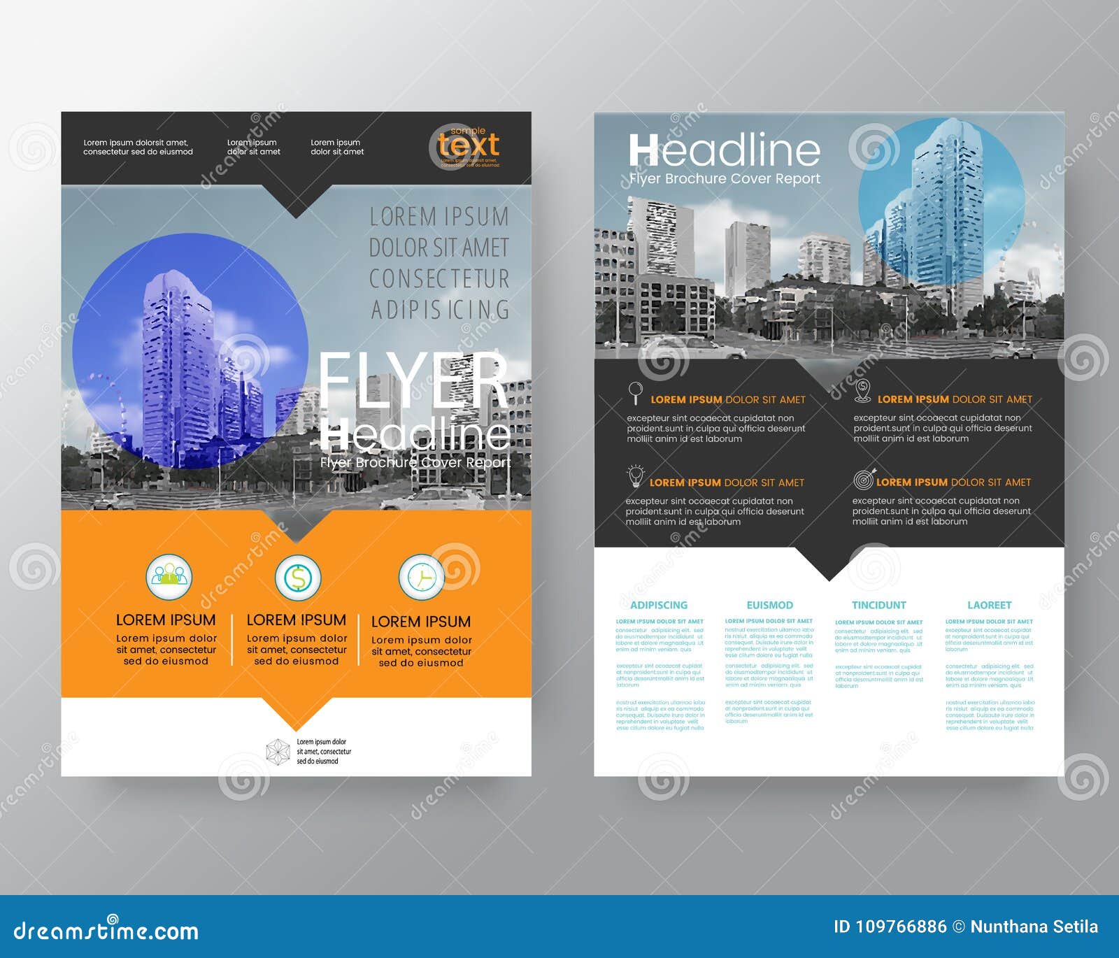 set of brochure poster flyer pamphlet brochure cover design layout pamphlet brochure
