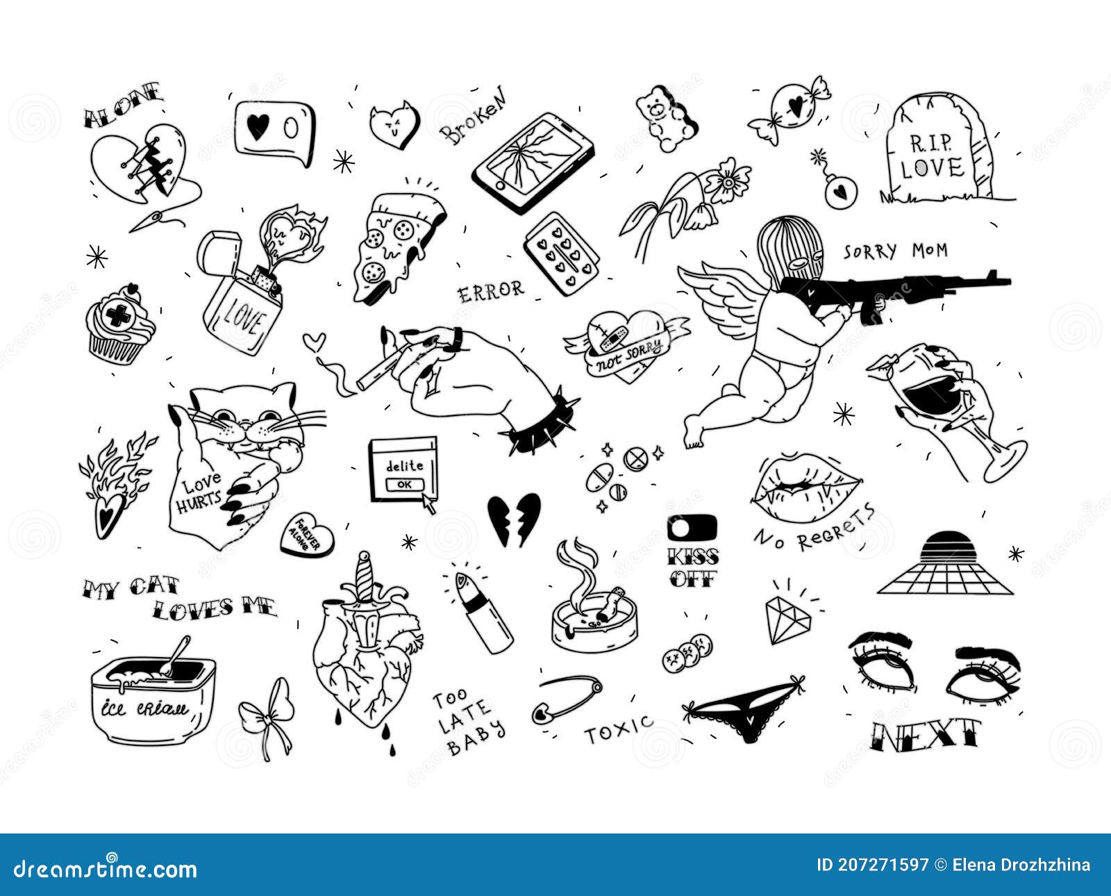 Share more than 72 valentines day tattoo flash latest  thtantai2