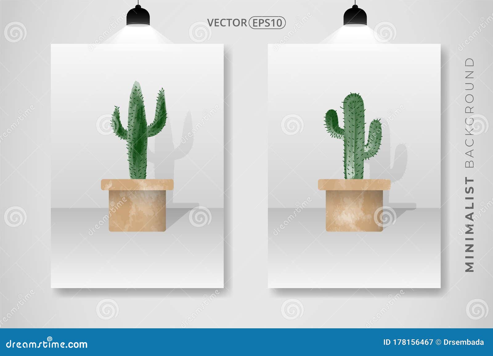 Set of Cactus Plant and Pot Watercolor Hand Drawn. Simple Elegant Design  for Book Cover, Wall Decoration, Wallpaper, Card, Wedding Stock  Illustration - Illustration of annual, layout: 178156467