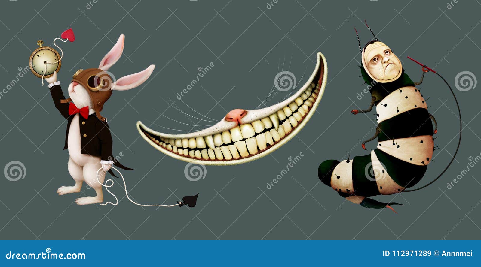 set wonderland character