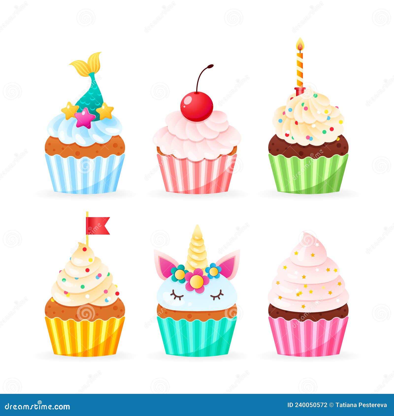 Cupcakes Glaze Realistic Stock Illustrations – 46 Cupcakes Glaze Realistic  Stock Illustrations, Vectors & Clipart - Dreamstime