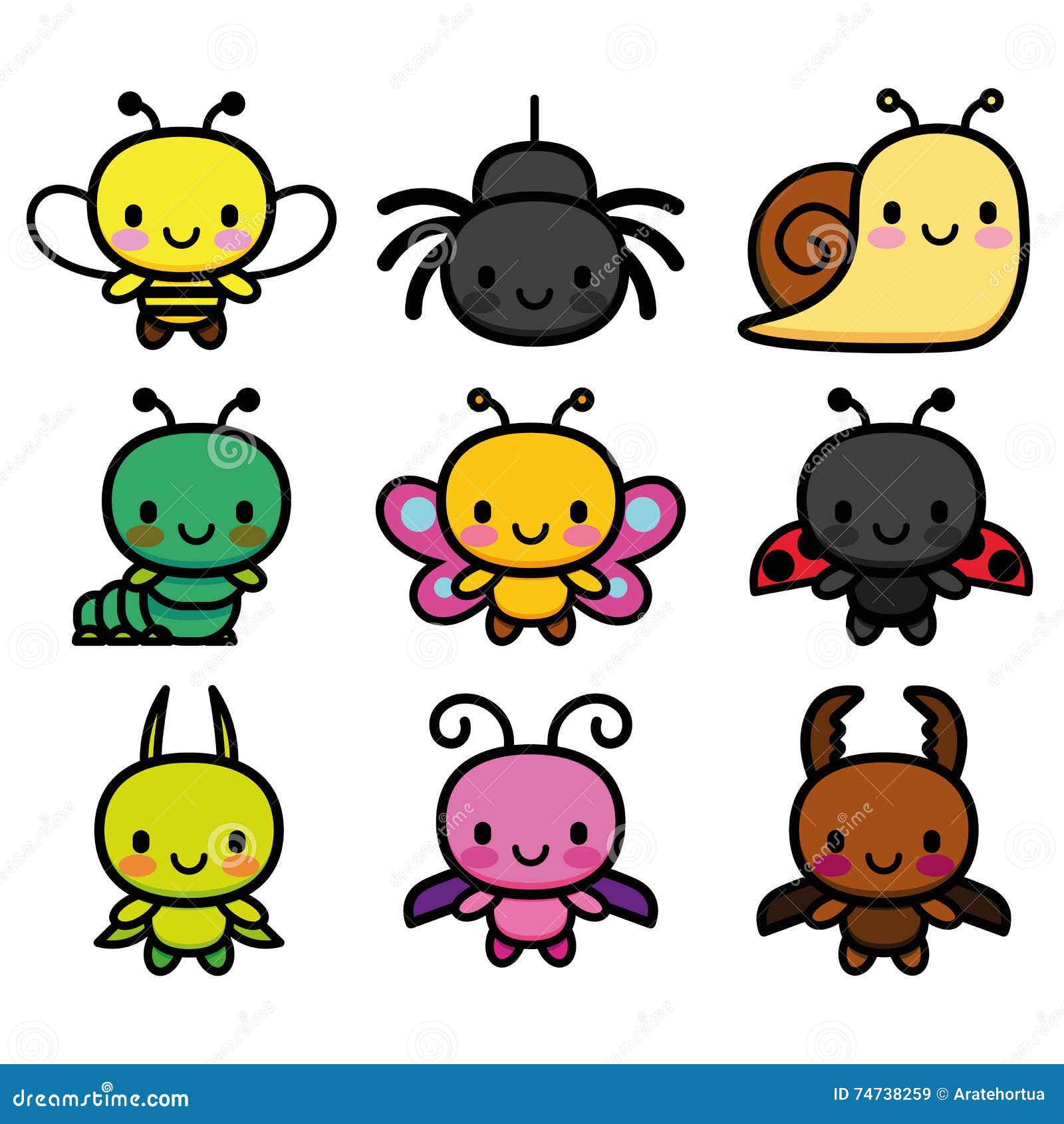 Set of Cartoon Cute Bugs Isolated Stock Illustration - Illustration of isolated, ladybugs: 74738259 Set of Cartoon Cute Bugs Isolated Stock Illustration - Illustration of isolated, ladybugs: 74738259