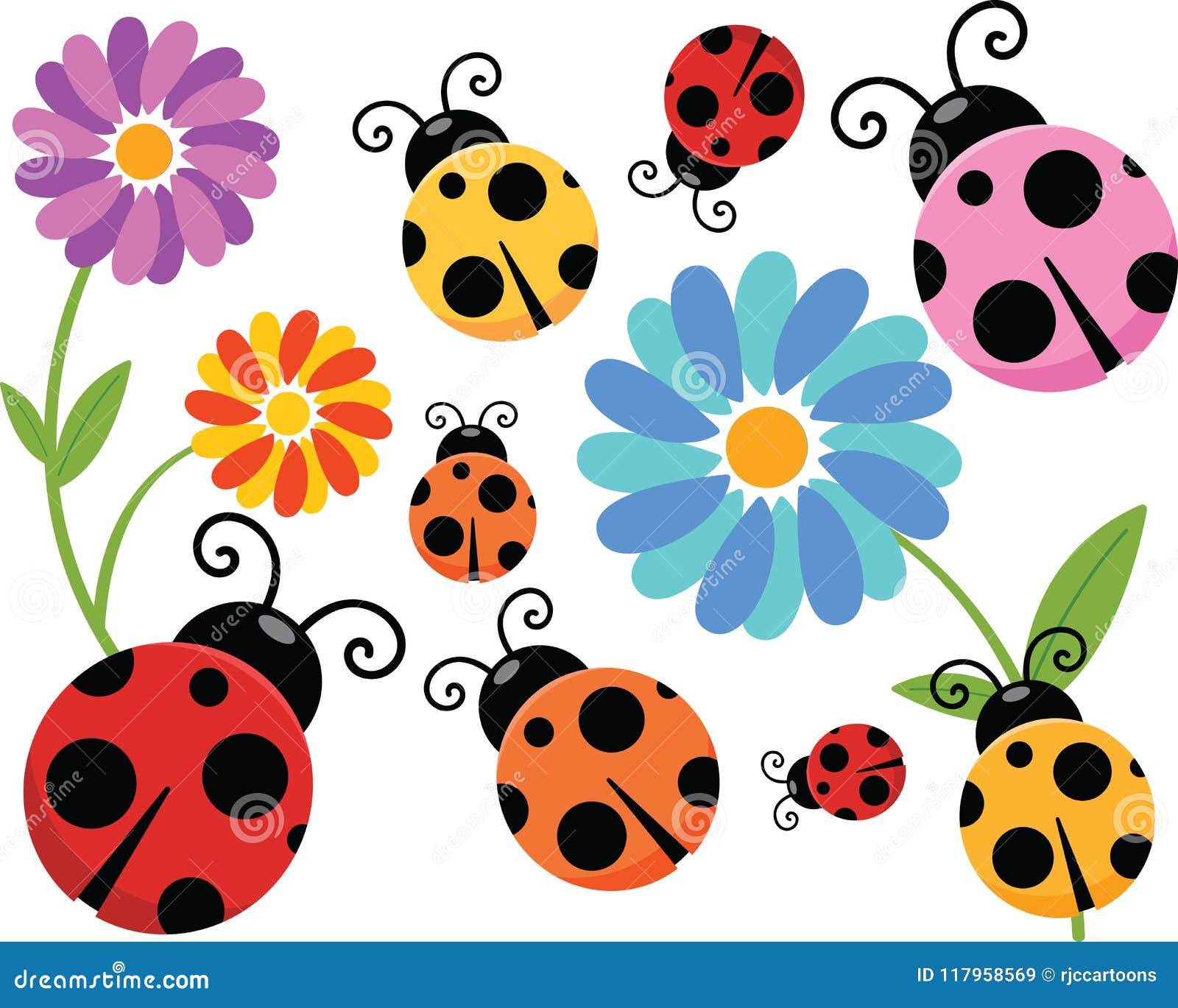 cartoon ladybug clipart