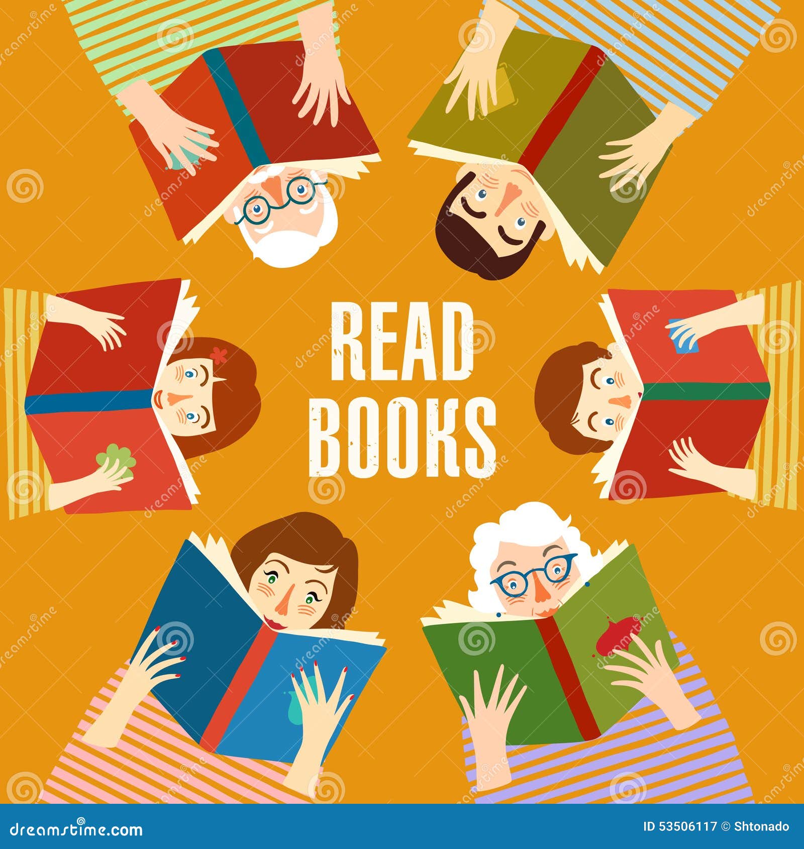 Set of Cartoon People Reading Books Stock Vector - Illustration of read, drawing: 53506117 Set of Cartoon People Reading Books Stock Vector - Illustration of read, drawing: 53506117