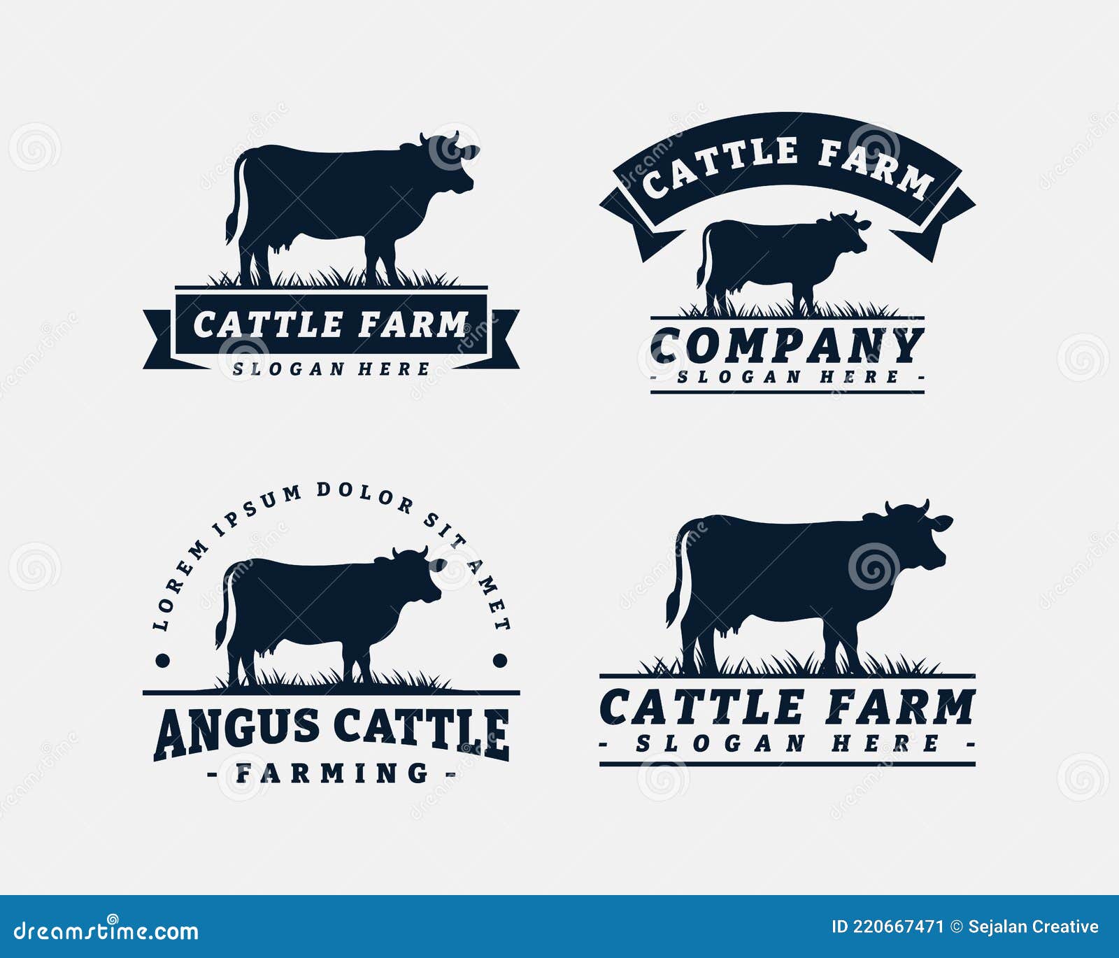 cattle brand logo design
