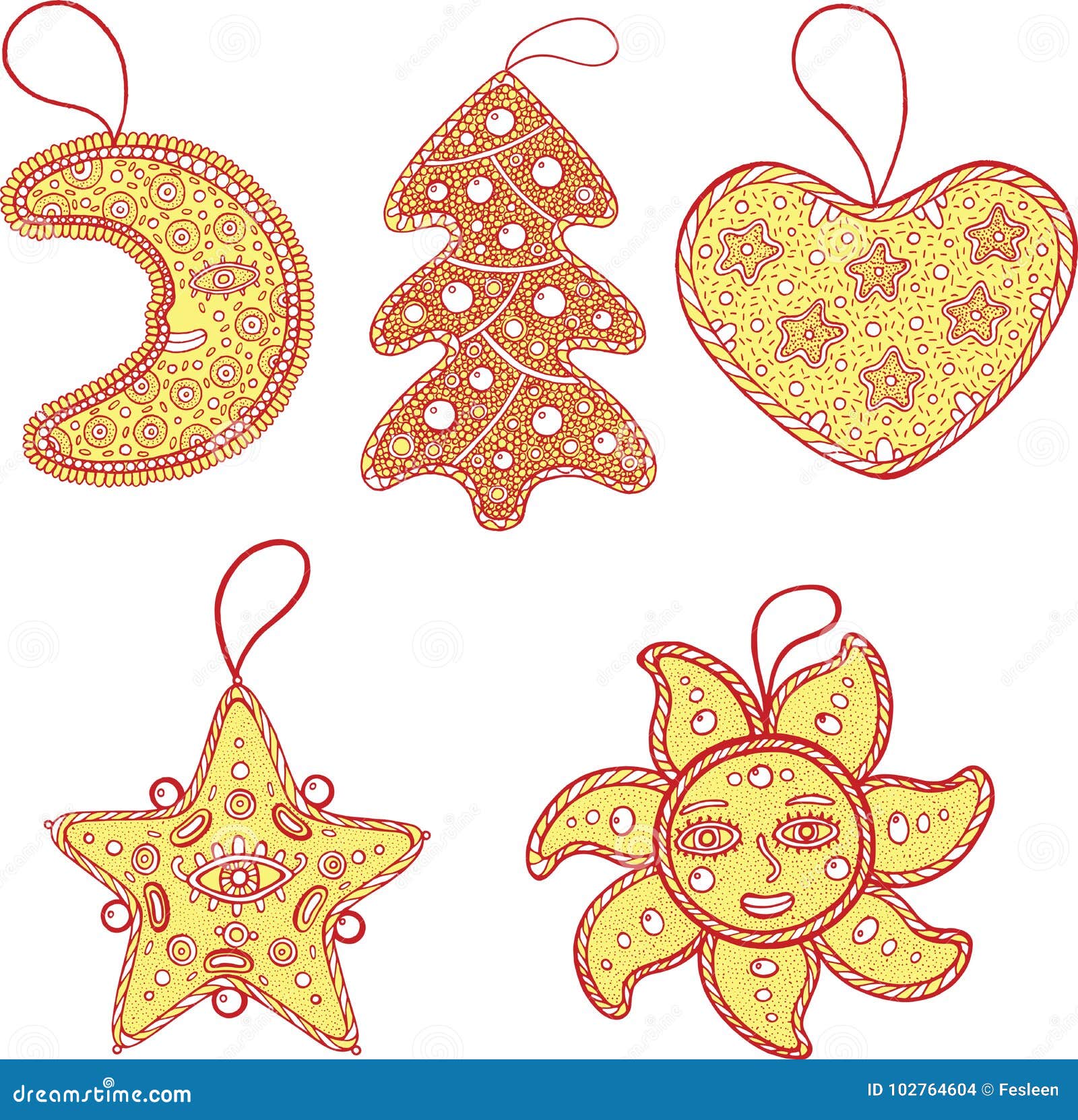 Set of Christmas decoration for christmas tree golden star Download preview Add to lightbox FREE DOWNLOAD