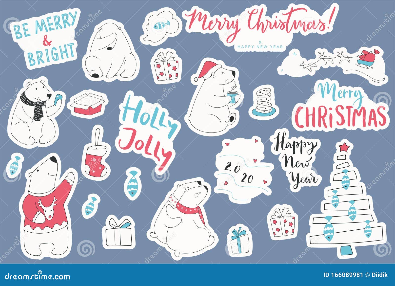 Happy dreaming cute polar bear Sticker for Sale by CutePlanetEarth