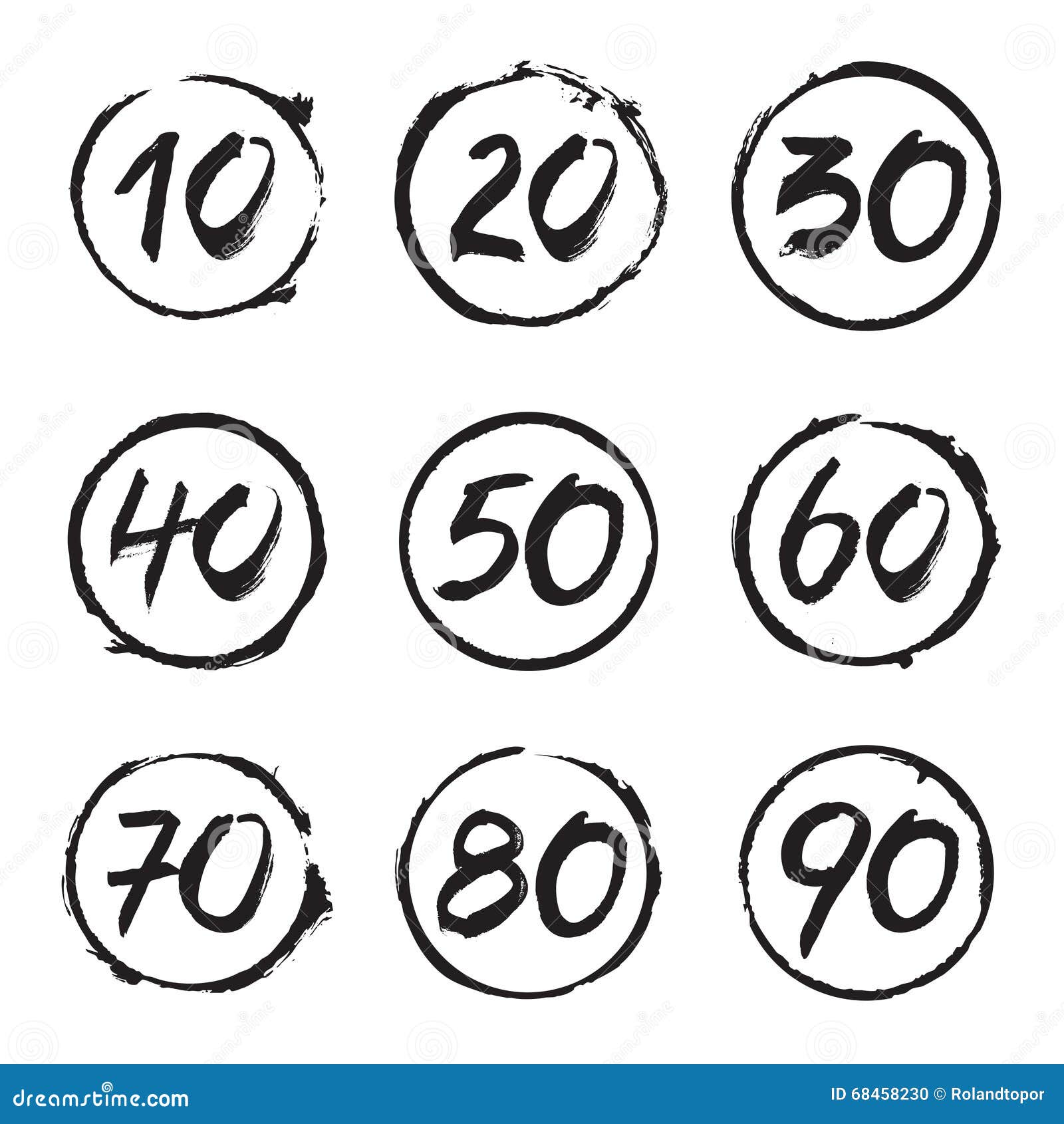 clipart numbers in circles - photo #20