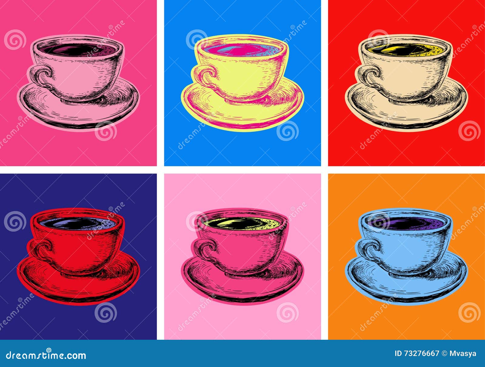 LIPS MUG Coffee Mug. POP Art Mug with Color Inside Pink Lips