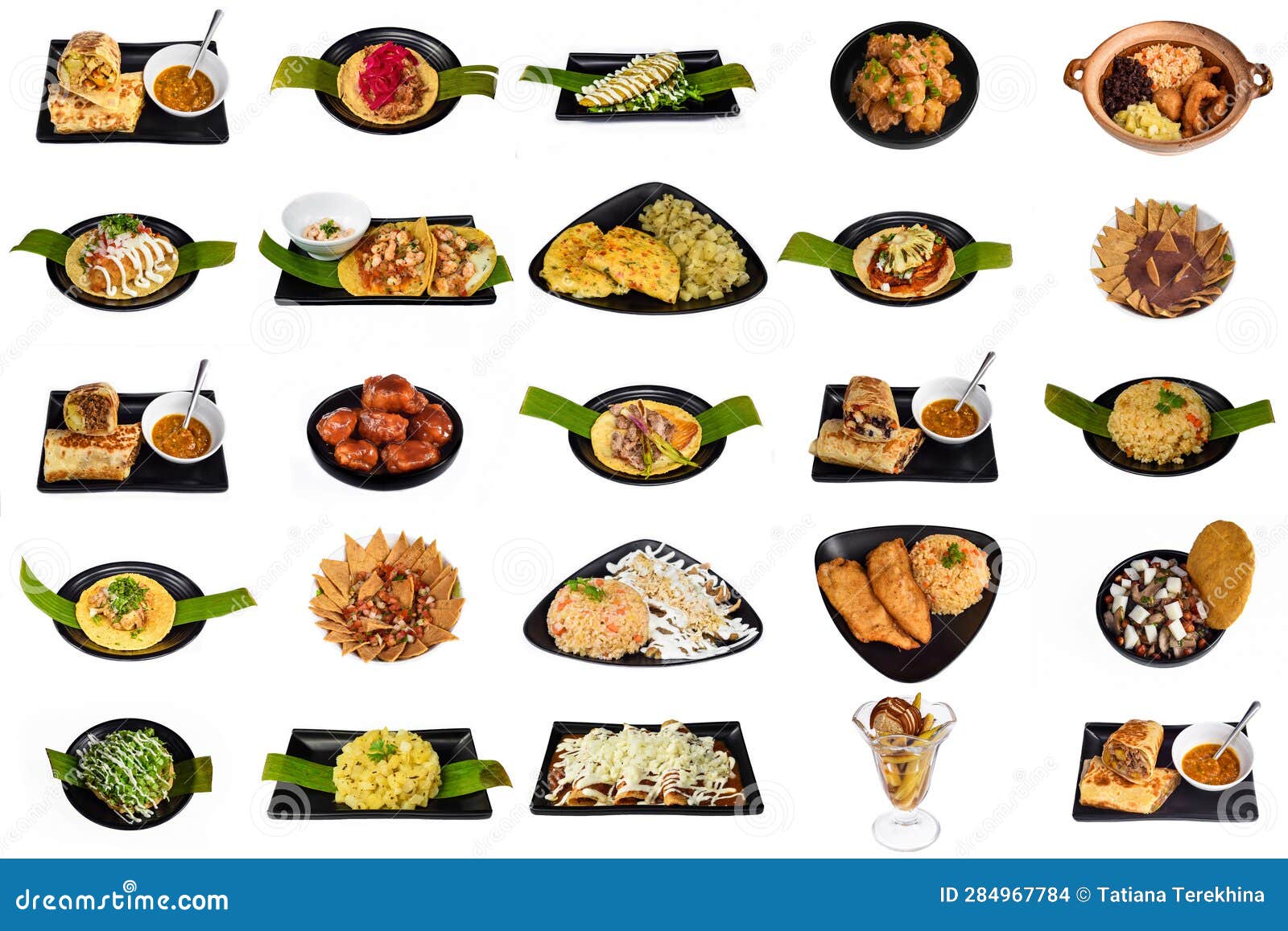 Many Latin Traditional Food Made Of Corn Stock Photo | CartoonDealer