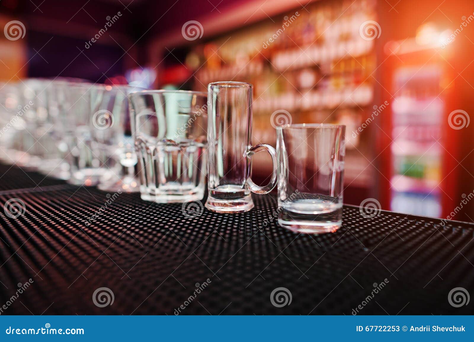 Set of Collection Cup Glasses for Bar Drinks Stock Image Image of festive, luxury 67722253