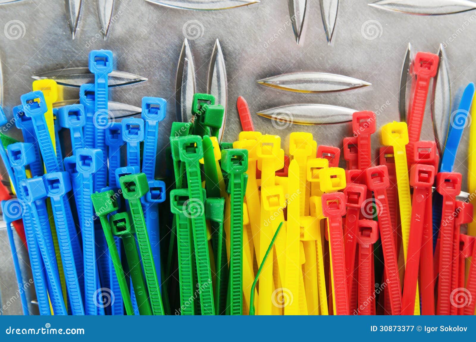 Set colored cable ties stock image. Image of bundle, heavy 30873377