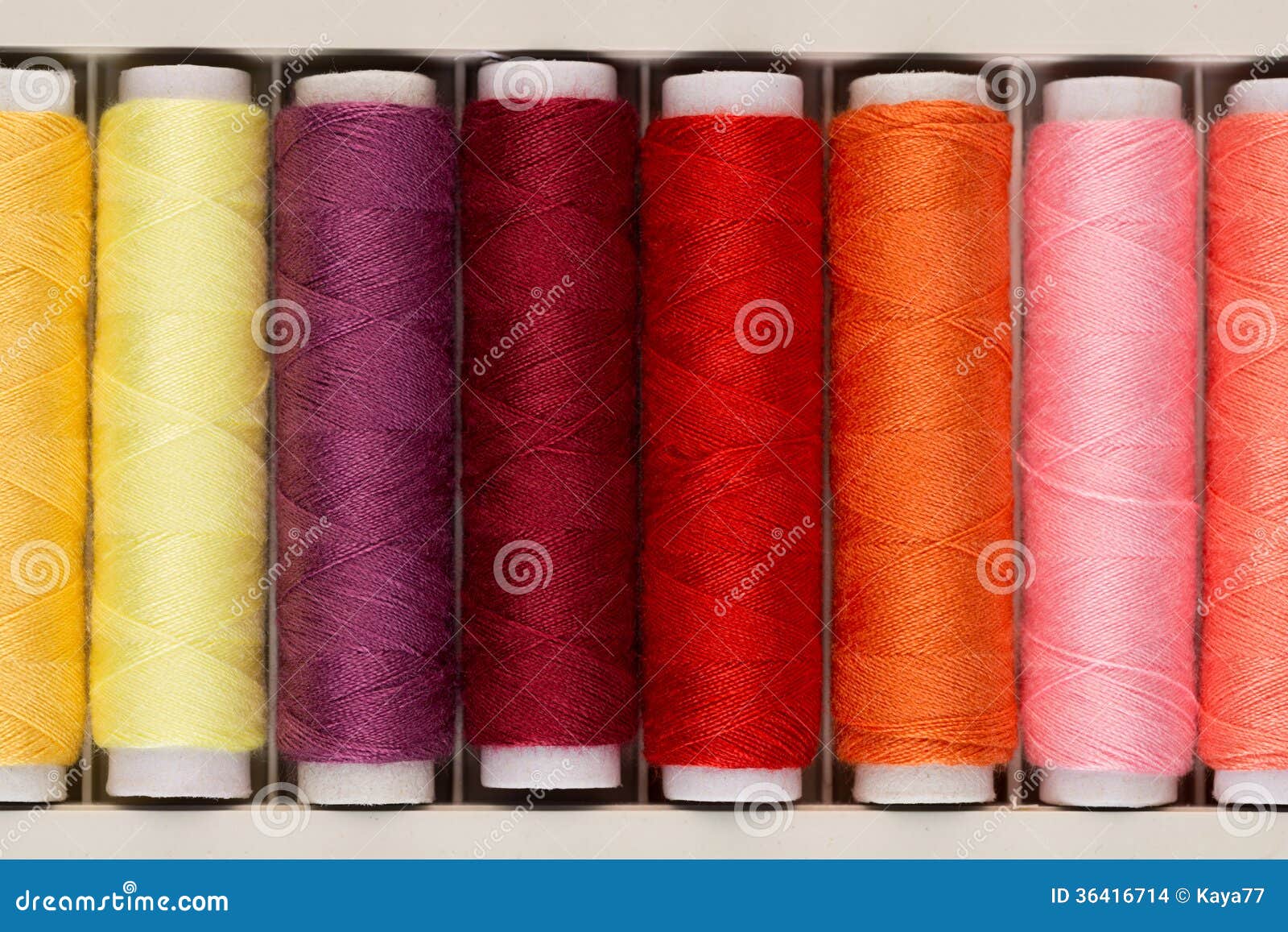 Set of Colored Threads for Sewing Stock Photo Image of closeup, group 36416714