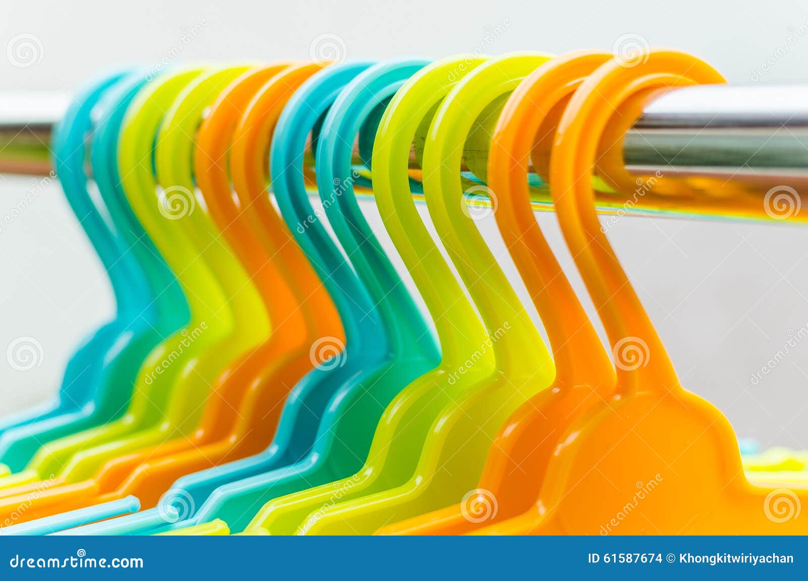 Set of Colorful Coat Hanger Stock Photo Image of fashion, entire