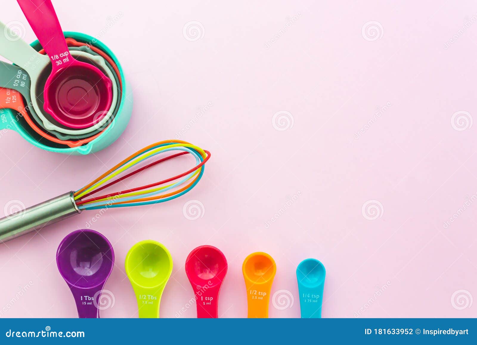 https://thumbs.dreamstime.com/z/set-colorful-measuring-cups-spoons-whisk-use-cooking-process-pink-background-181633952.jpg