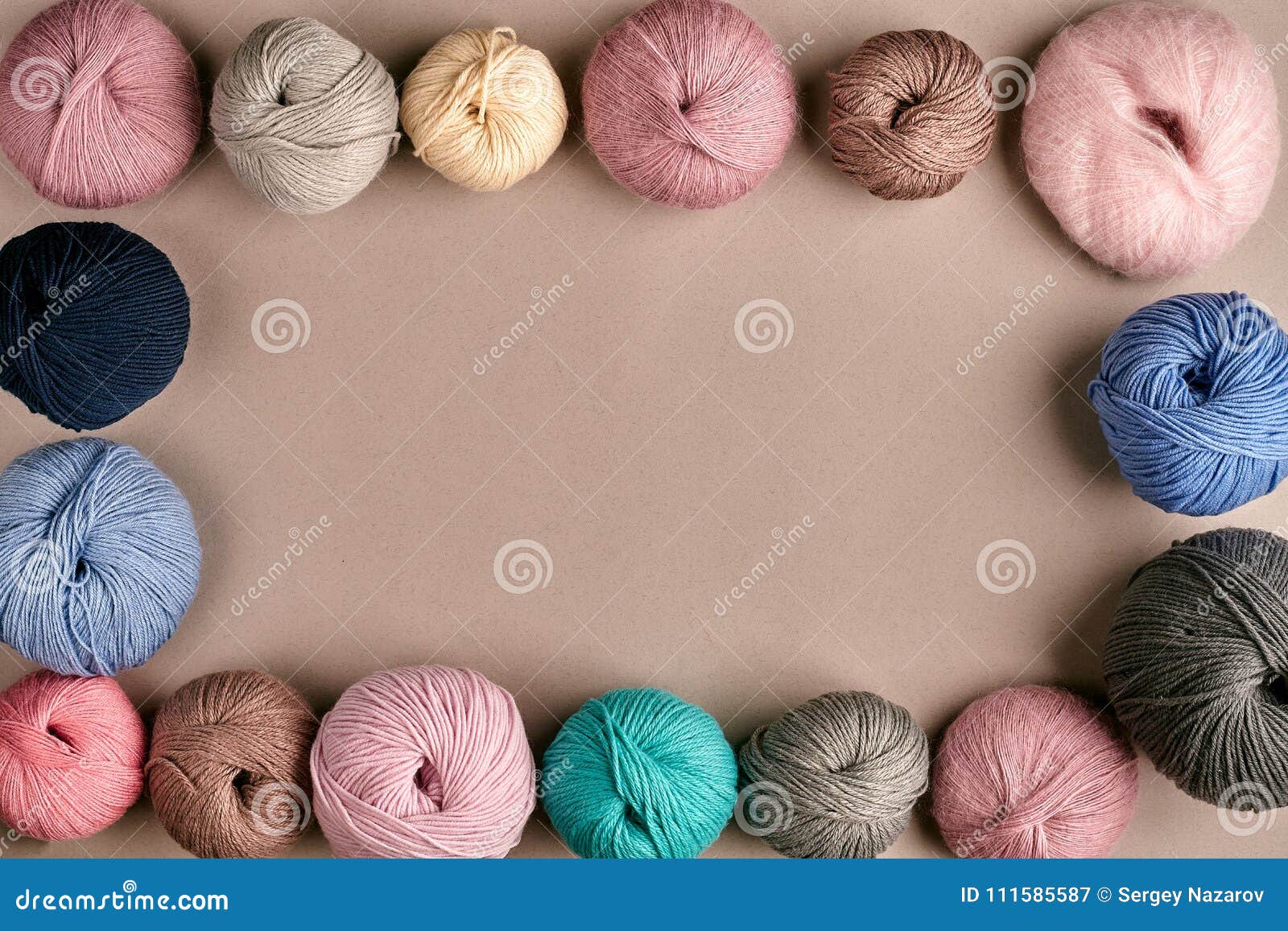 Pastel yarn balls Stock Photo by ©anskuw 105010864