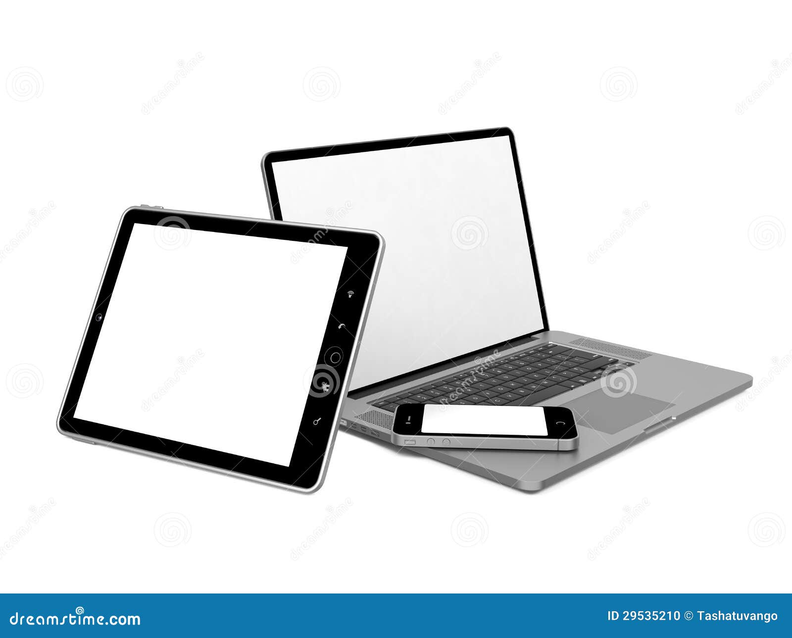 Set of Computer Equipment. stock illustration. Illustration of digital