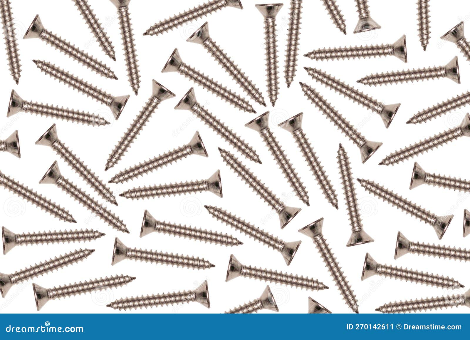 A Set of Construction Fasteners Stock Illustration Illustration of