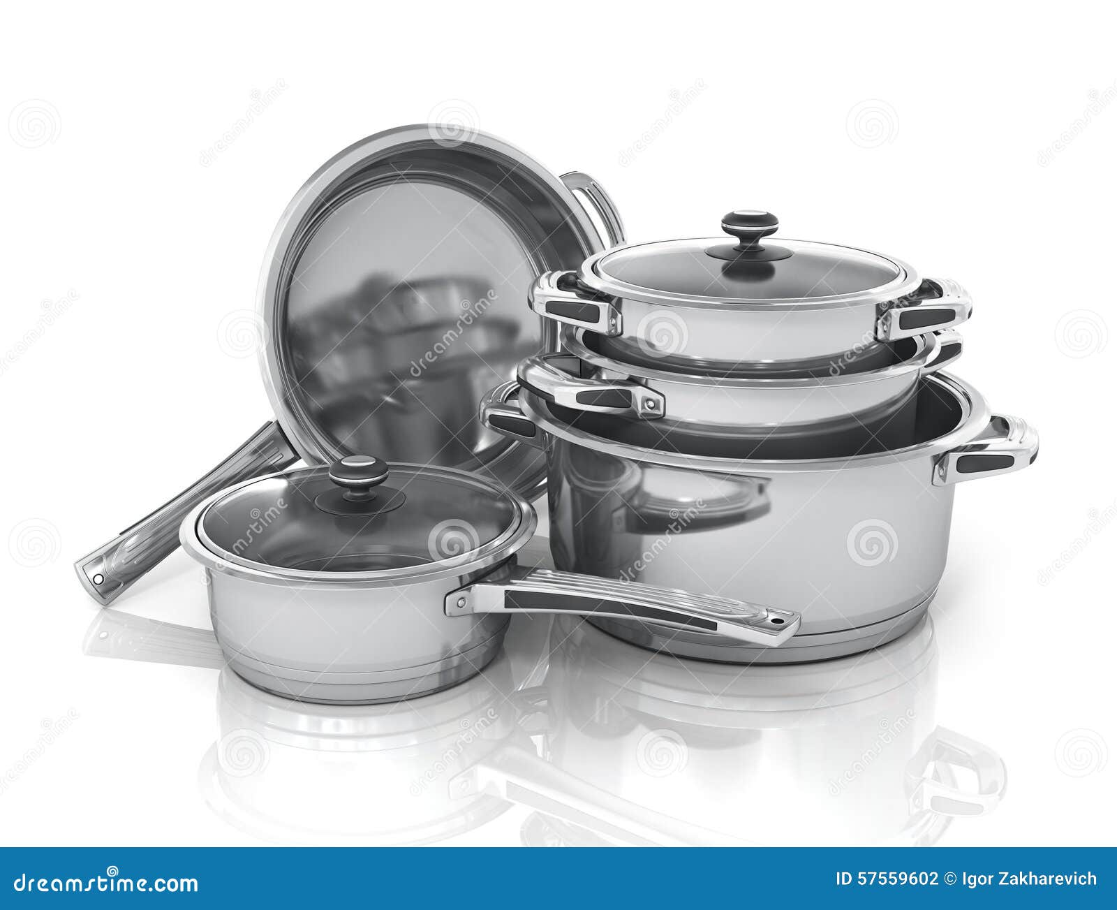 Two Ceramic Cooking Pots On White Background Stock Photo, Picture and  Royalty Free Image. Image 45074387.