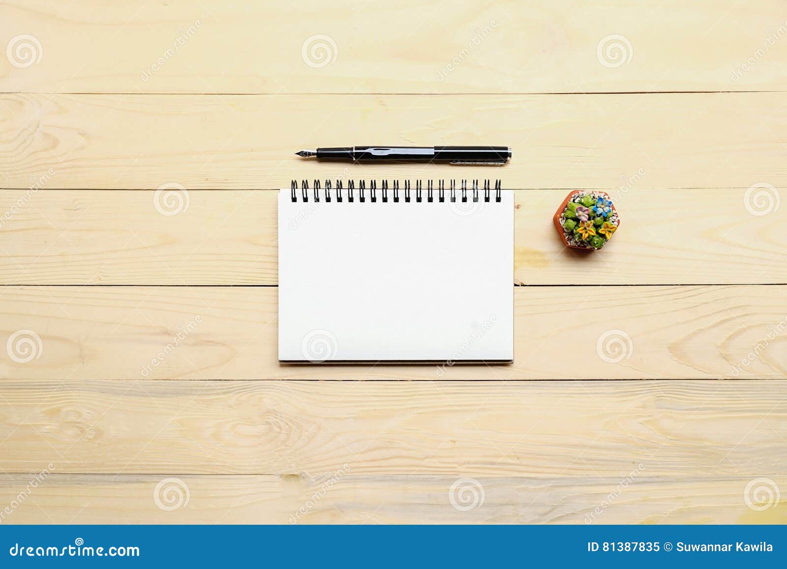 Set Of Cool Stuff Office Desk Table Stock Image Image Of Flower