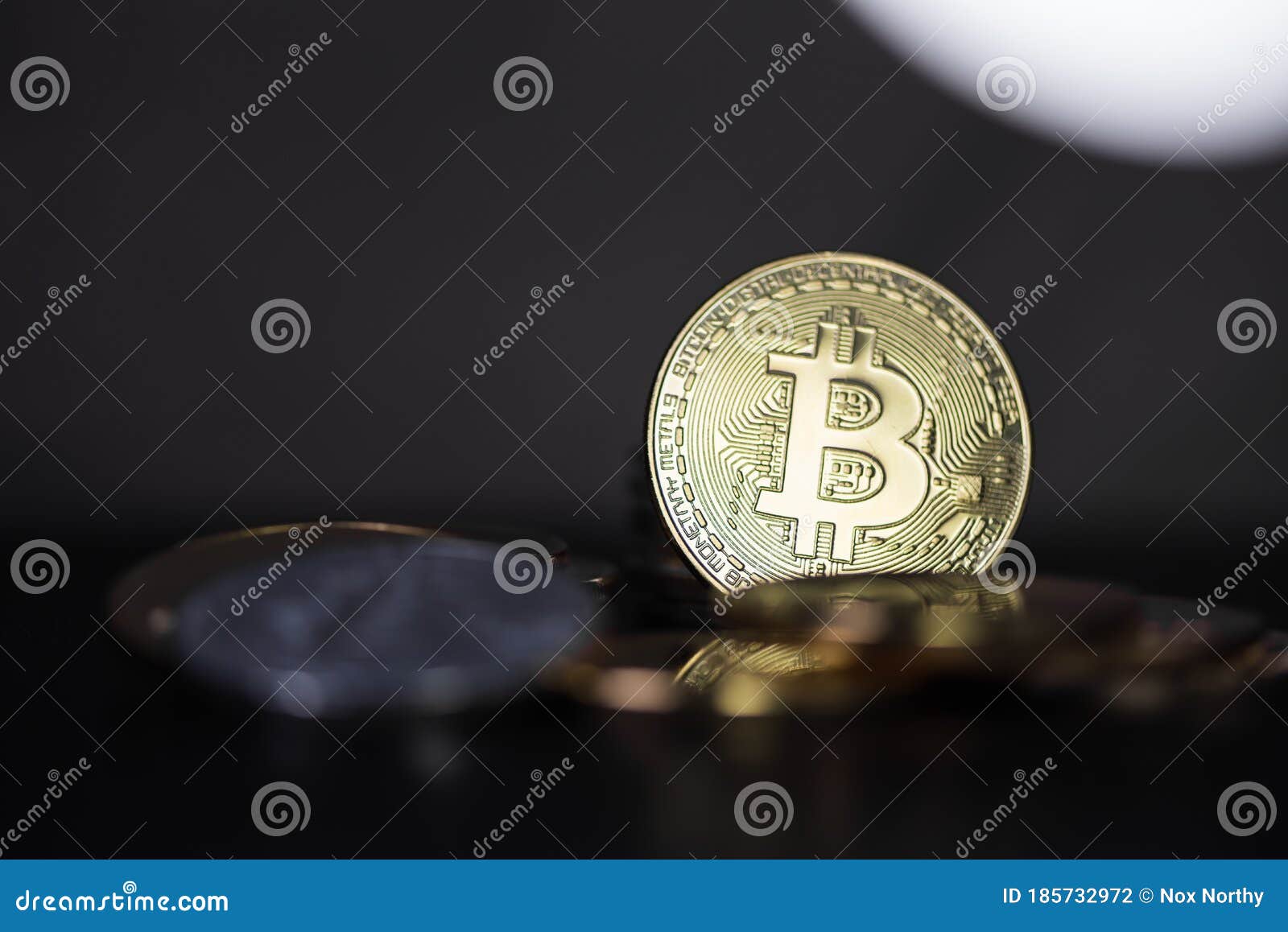 Set of Cryptocurrencies. Bitcoin As Most Important Cryptocurrency Concept  Stock Photo - Image of currency, exchange: 185732972