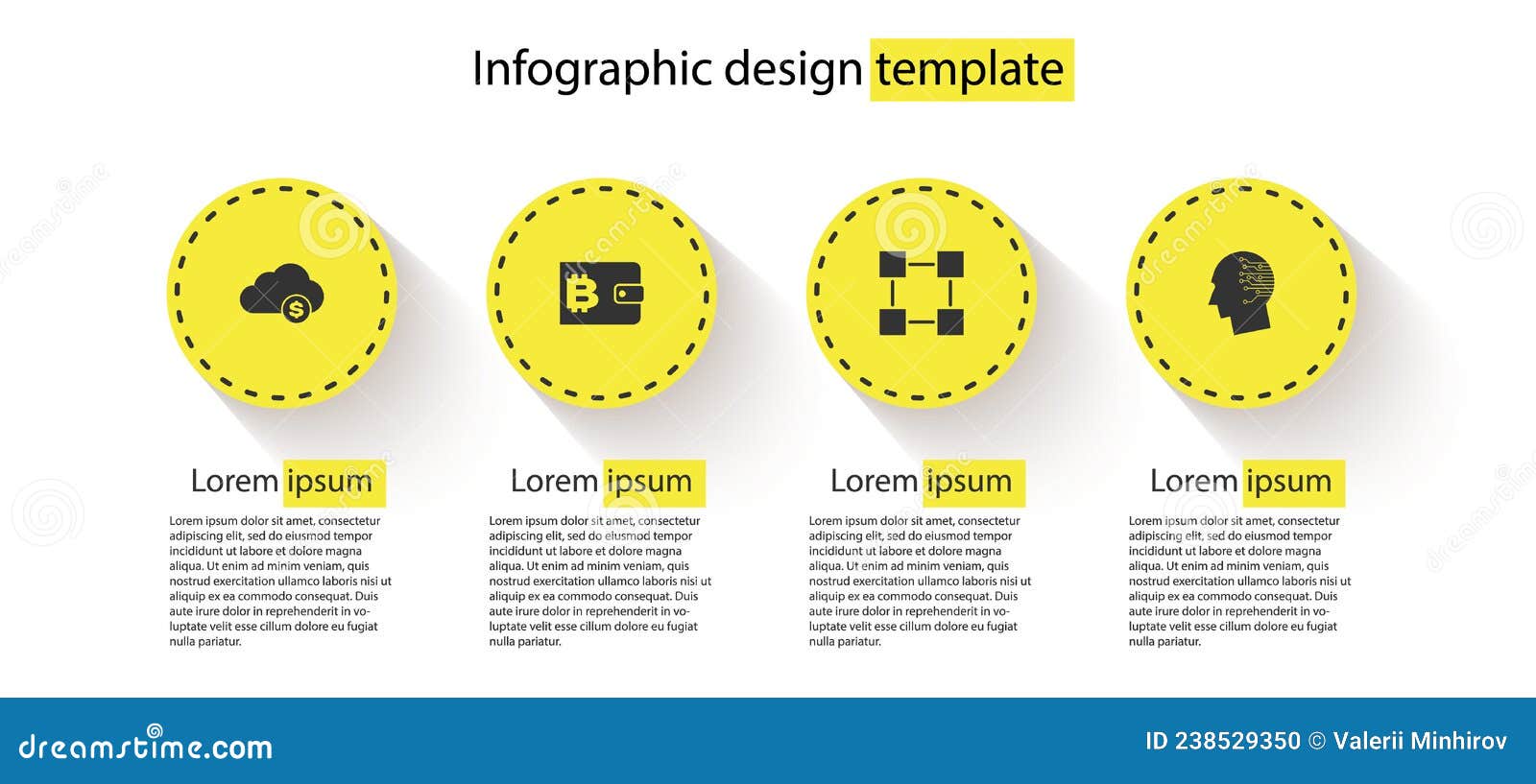 Set Cryptocurrency Cloud Mining, Wallet, Blockchain Technology and Brain As  Digital Circuit Board. Business Infographic Stock Illustration -  Illustration of digital, payment: 238529350