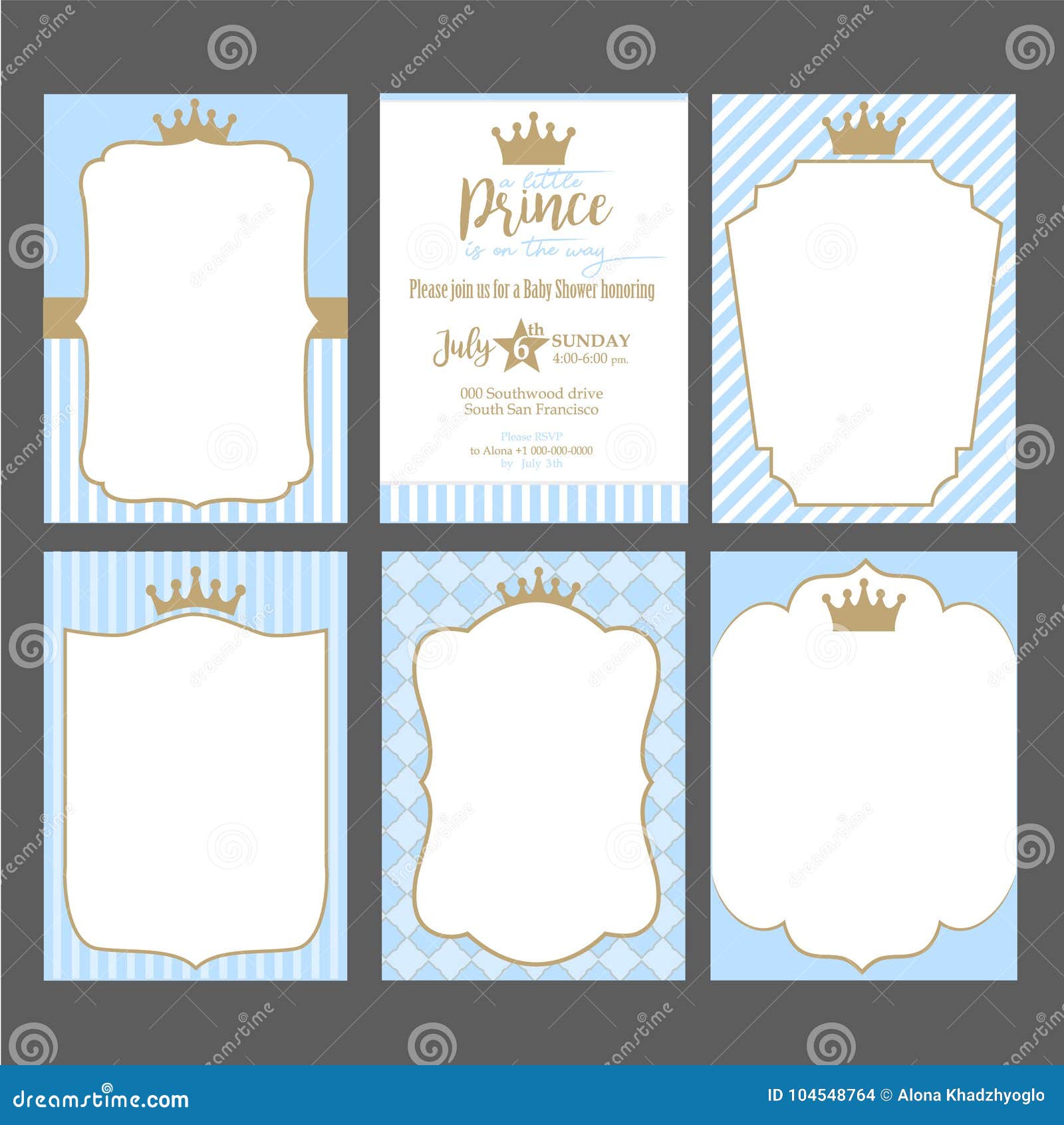 a-set-of-cute-blue-templates-for-invitations-vintage-gold-frame-with