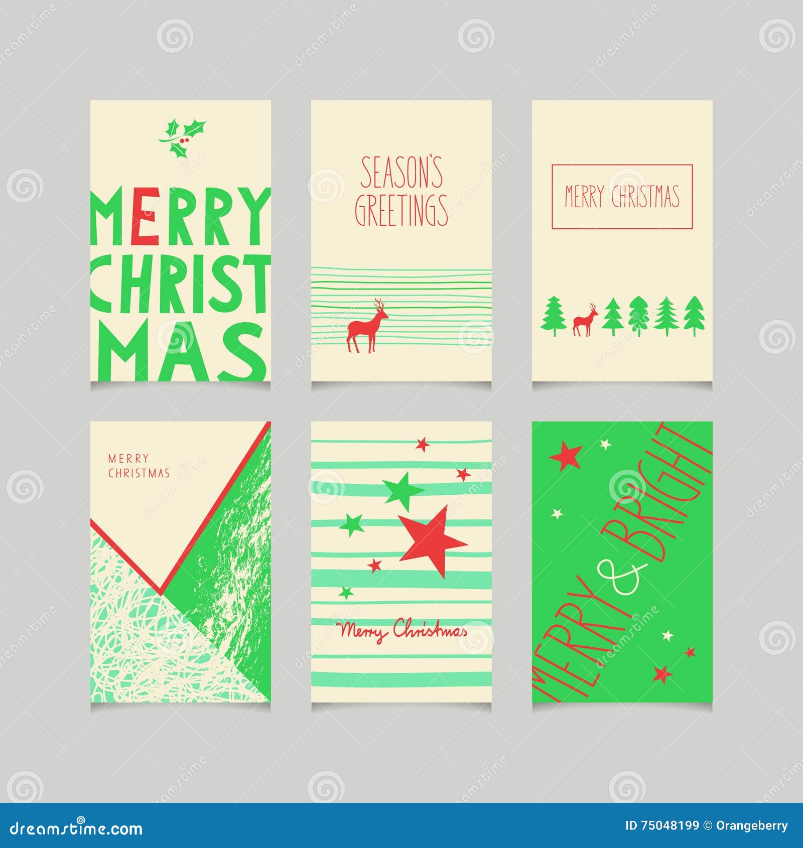 set of decorative christmas cards stock vector image set of decorative christmas cards stock vector image