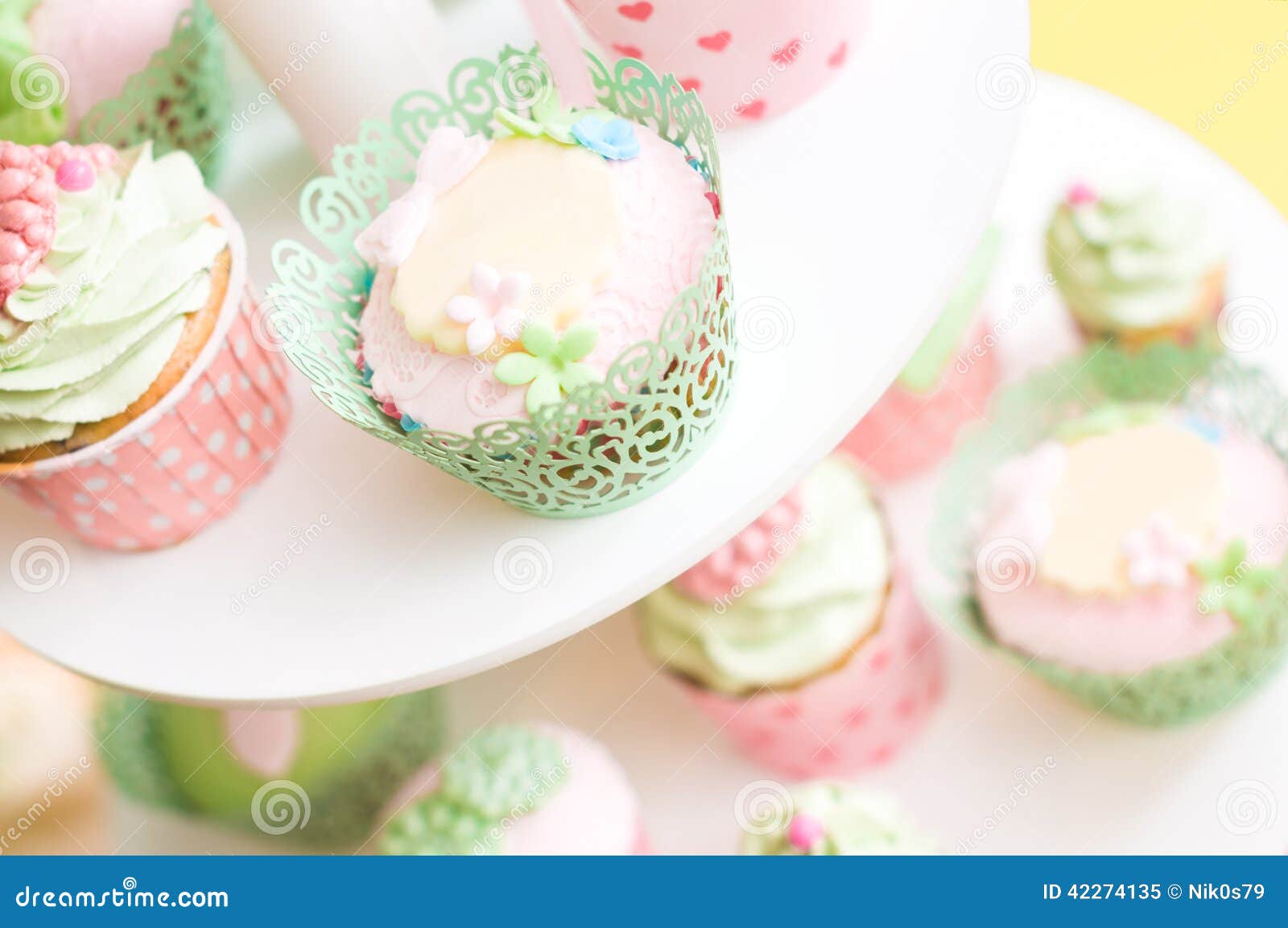 Set of Delicious Homemade Sweets Stock Image Image of closeup, roses