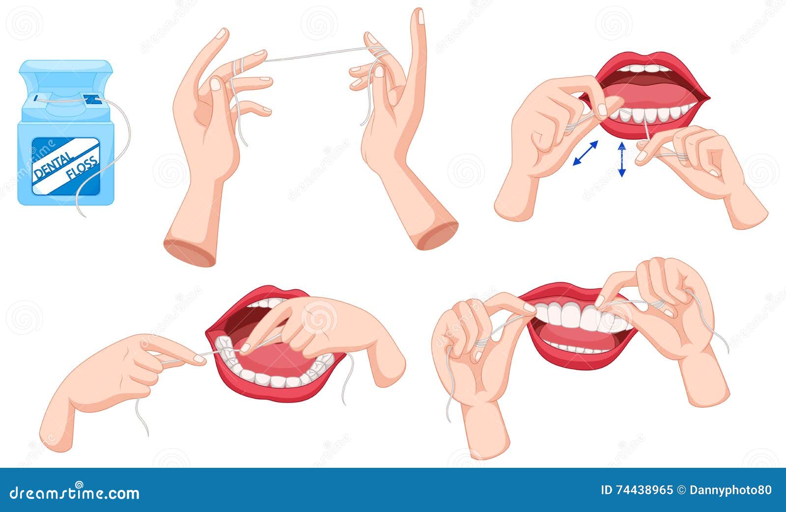 https://thumbs.dreamstime.com/z/set-dental-floss-how-to-use-illustration-74438965.jpg
