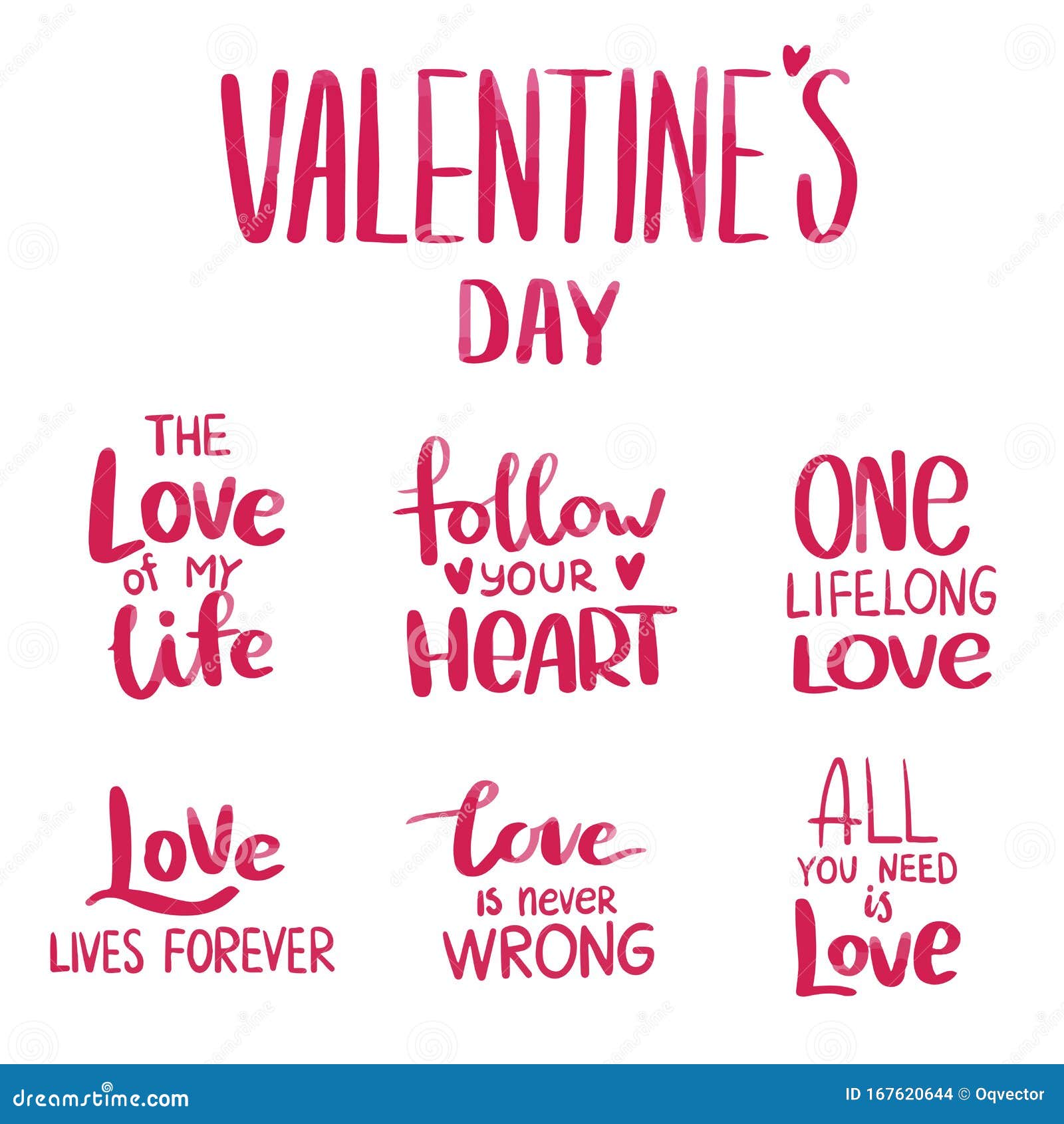 Qual è Il Giorno Di San Valentino Set Di Frasi Sull'amore Il Giorno Di San Valentino Incisione E