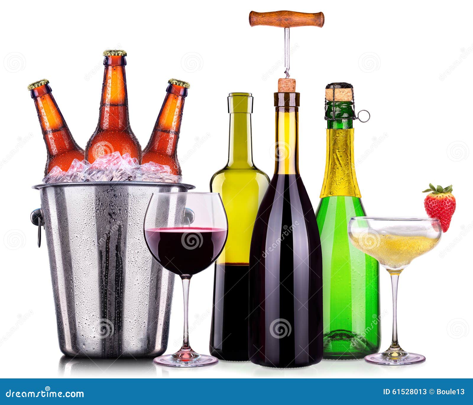 Set of Different Alcoholic Drinks and Cocktails Stock Image Image of bright, orange 61528013