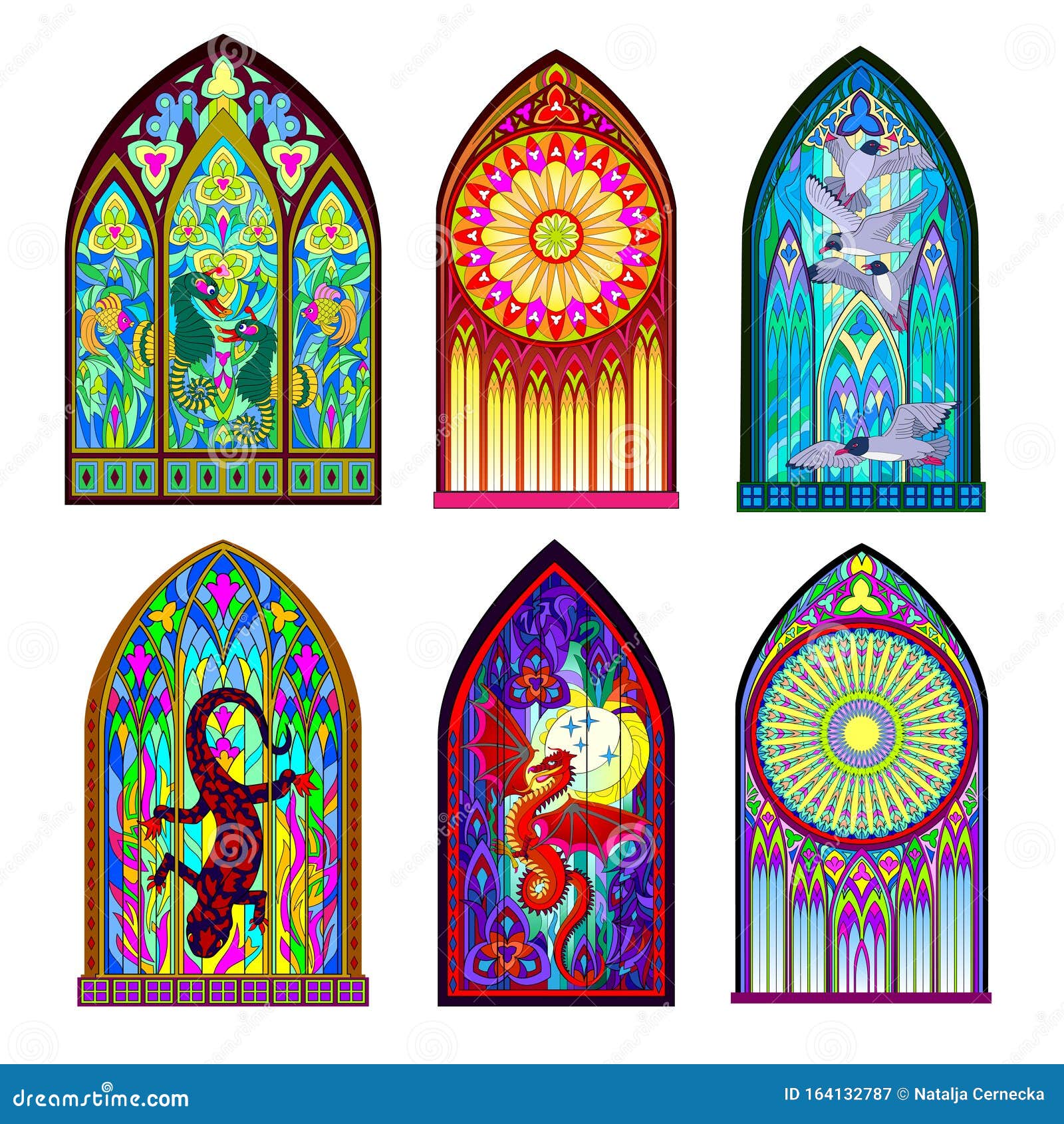 gothic period art stained glass