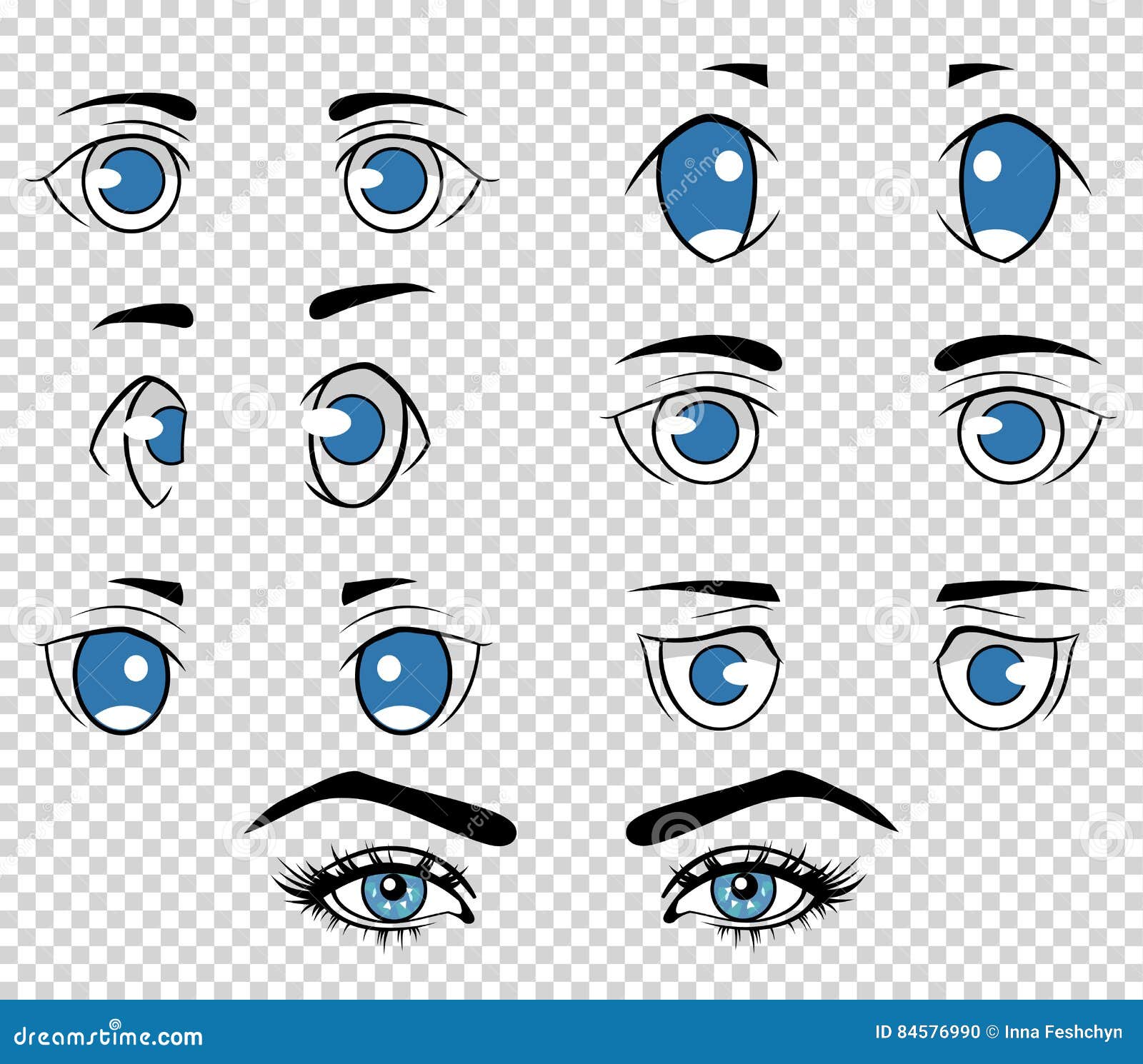 Creating an anime eye step-by-step using CLIP STUDIO PAINT by Akylha - Make  better art