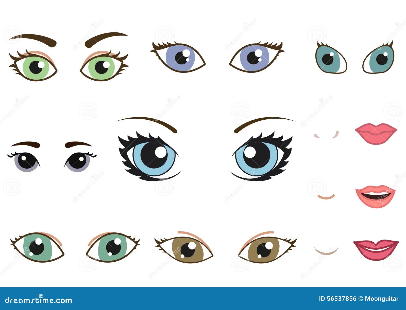 how by draw to step lips step Stock Human Eyes, Of And Noses Set Different Eyebrows, how by draw to step lips step Stock Human Eyes, Of And Noses Set Different Eyebrows,