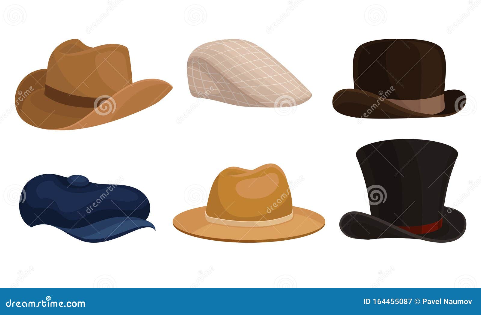 Mens Hats Stock Illustrations – 139 Mens Hats Stock Illustrations, Vectors  & Clipart - Dreamstime