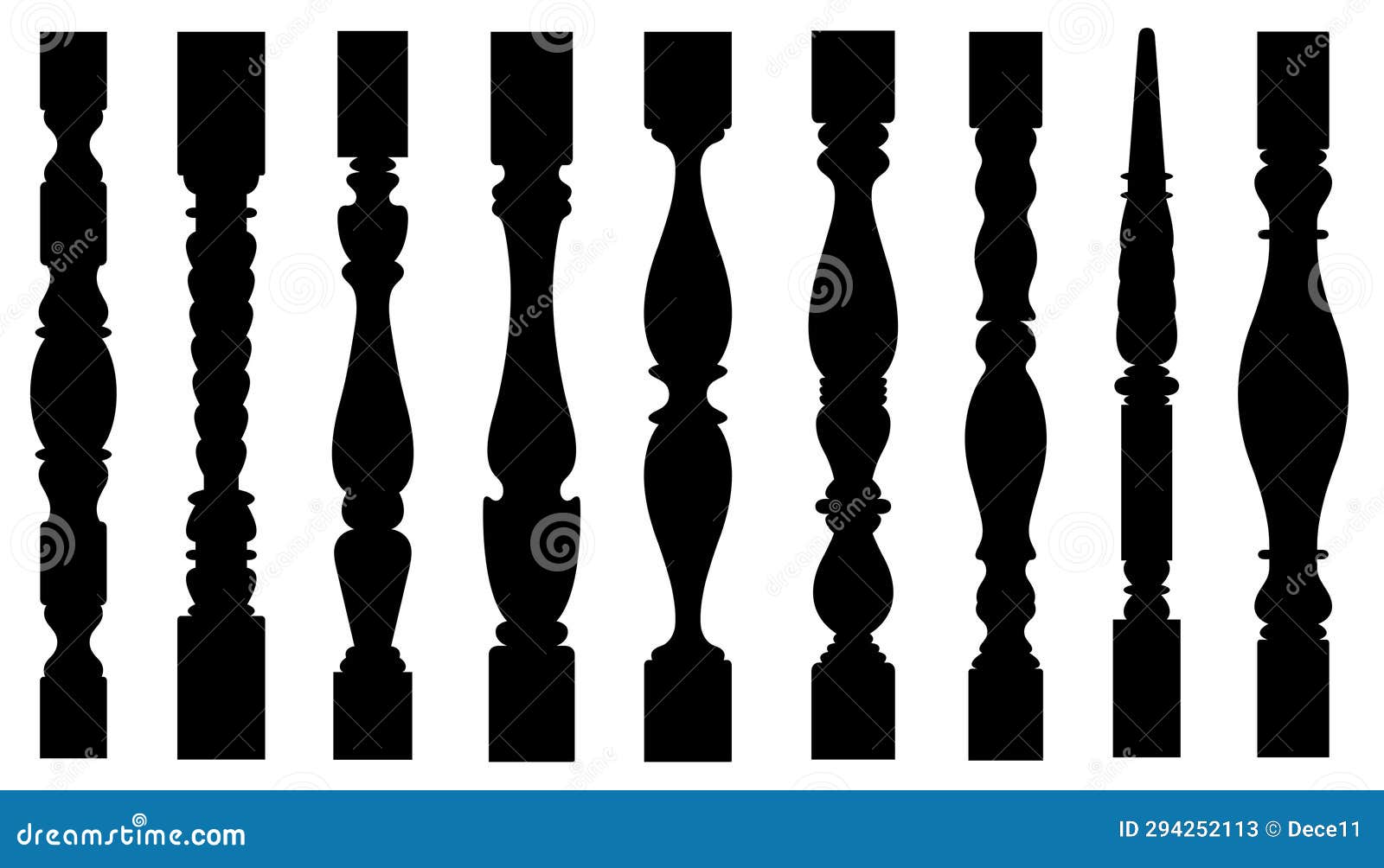 Stair Spindles Stock Illustrations 2 Stair Spindles Stock