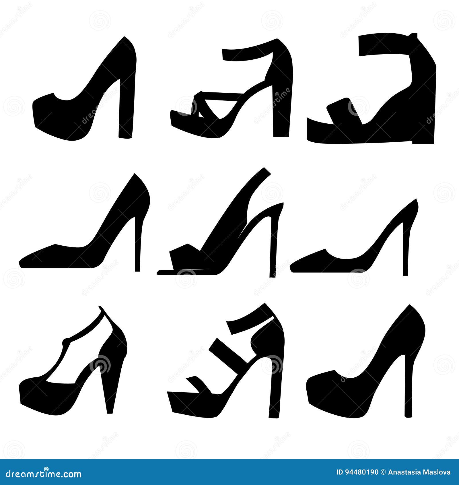 types of women's shoes