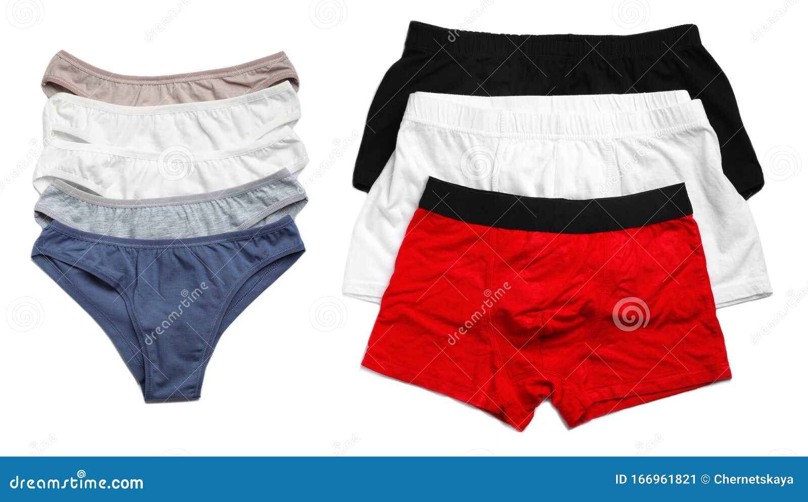 Set of Different Underwear on Background Stock Image Image of